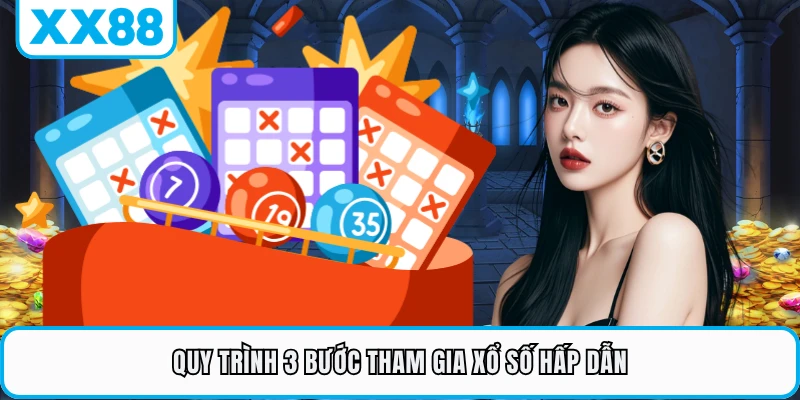 Quy trình 3 bước tham gia xổ số hấp dẫn